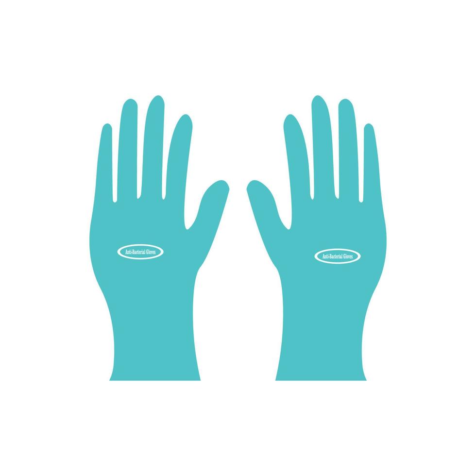 Handschuhe-Logo-Vektor vektor