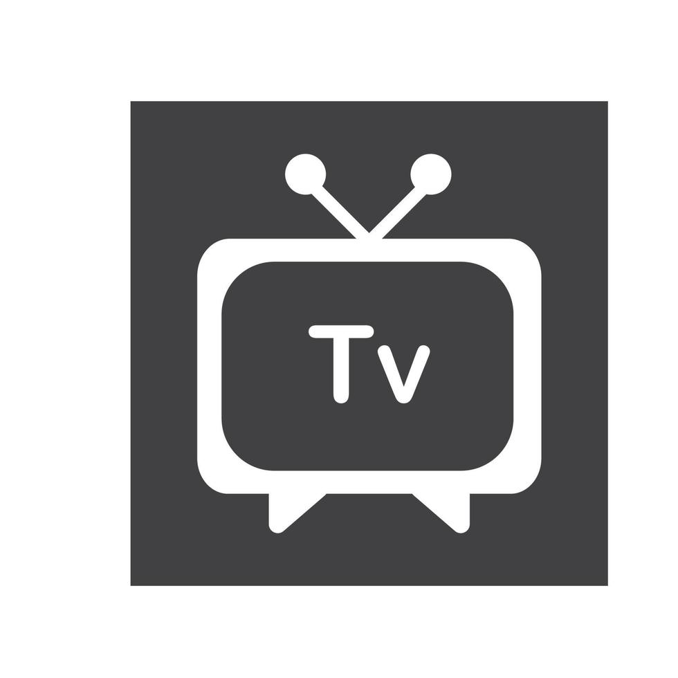 tv-logotypdesign vektor