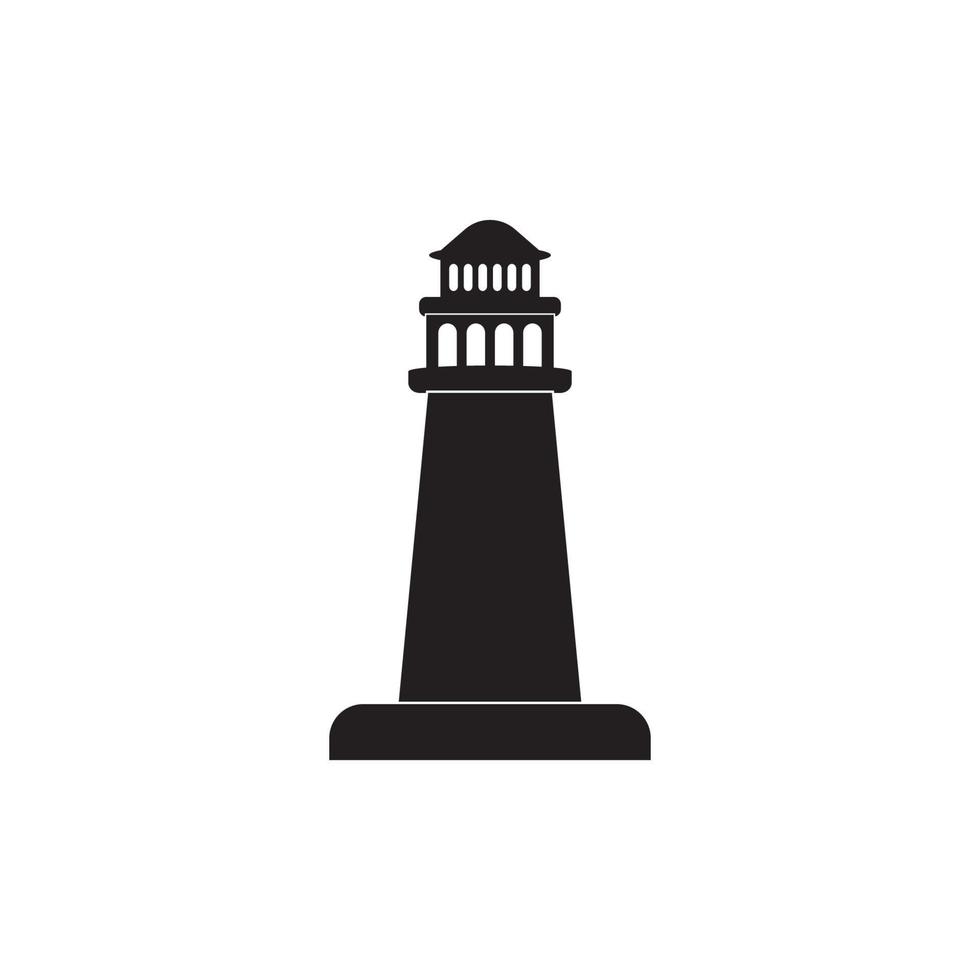 Leuchtturm-Logo-Vorlage vektor