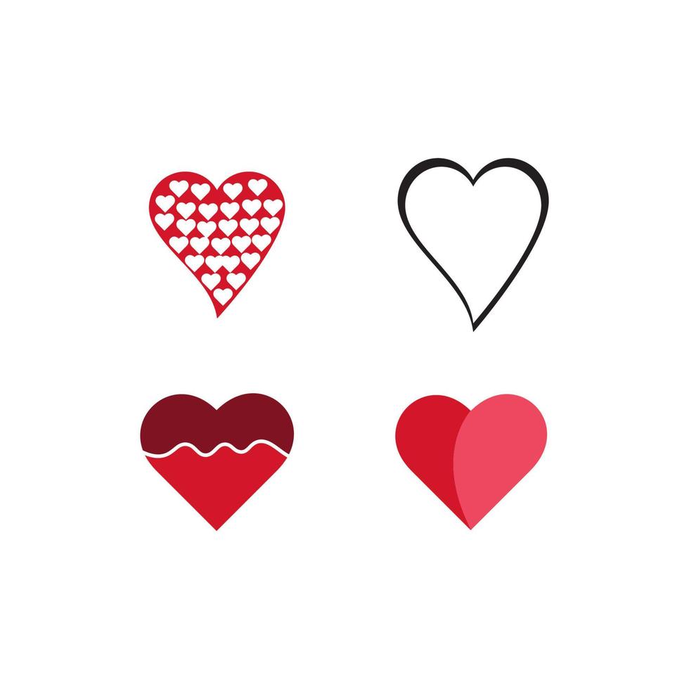 kärlek logotyp vektor