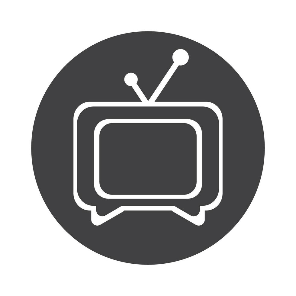 tv-logotypdesign vektor