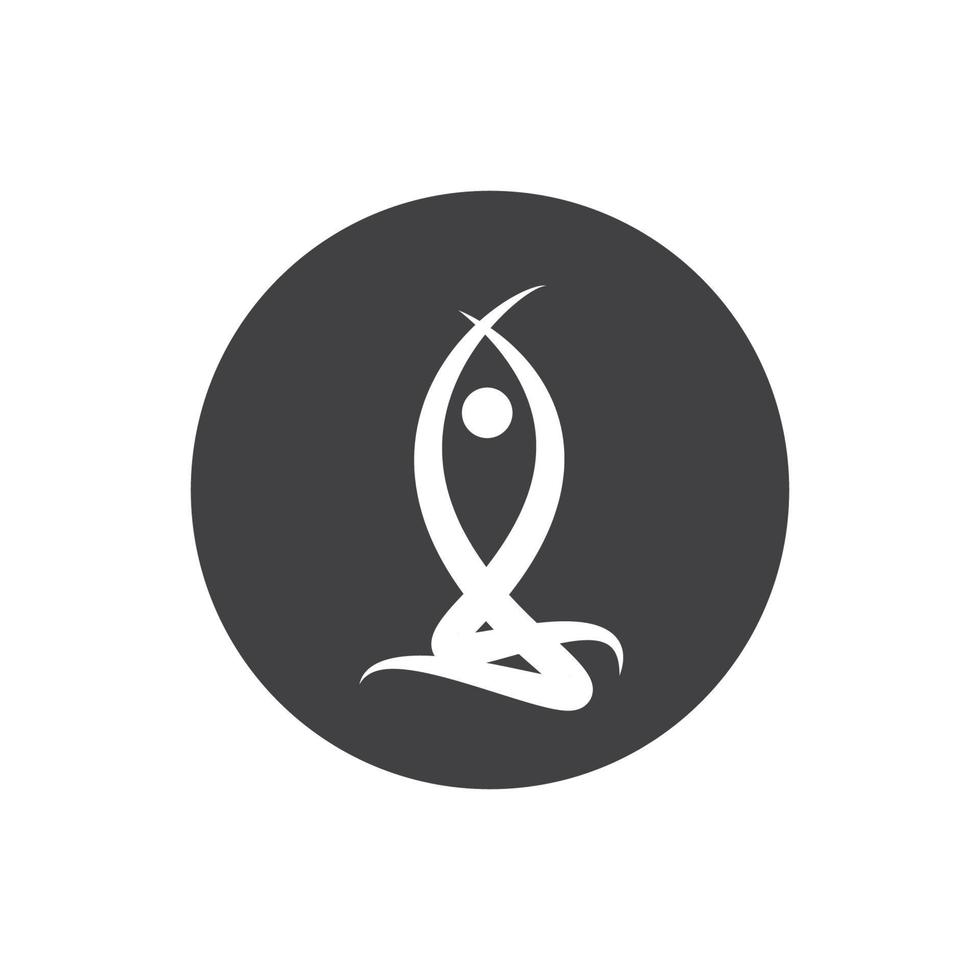 yoga logotyp vektor