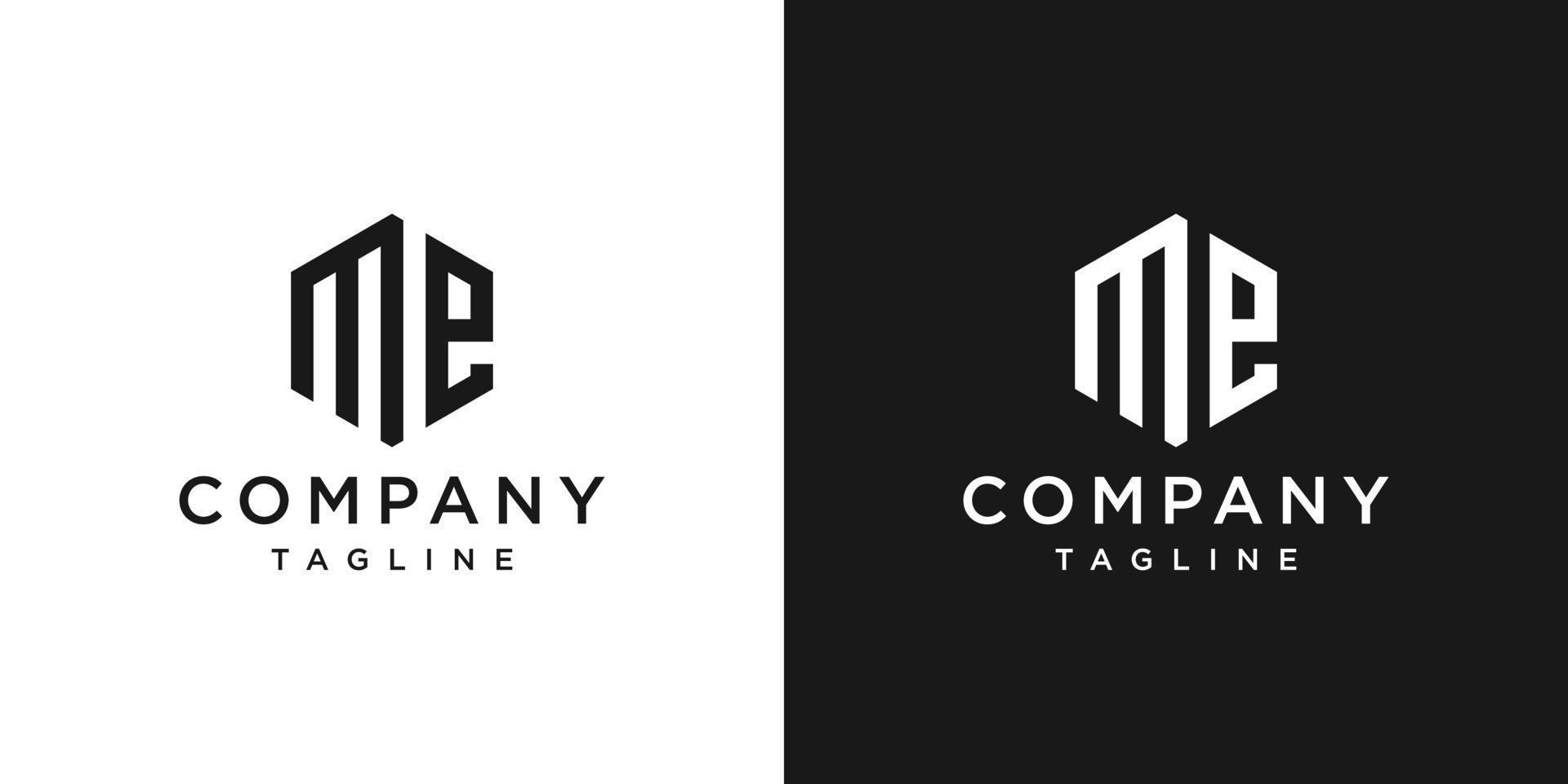 kreativa brev mig monogram logotyp design ikon mall vit och svart bakgrund vektor