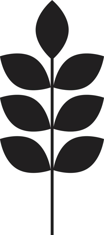 Weizen-Symbol auf weißem Hintergrund. flaches Design. Weizen Zeichen. vektor