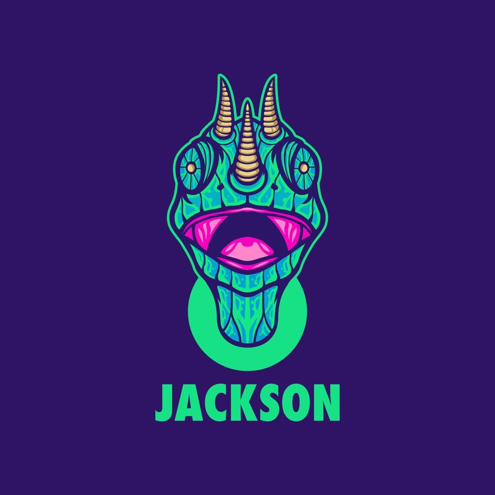 jackson maskot-logotyp för esport-spel eller emblem vektor