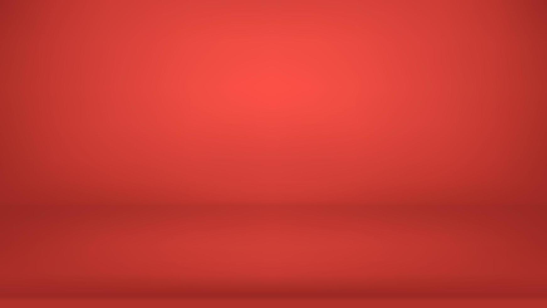 abstrakter roter Farbtonhintergrund des Themas Weihnachten. leerer Raum mit Spotlight-Effekt. vektor