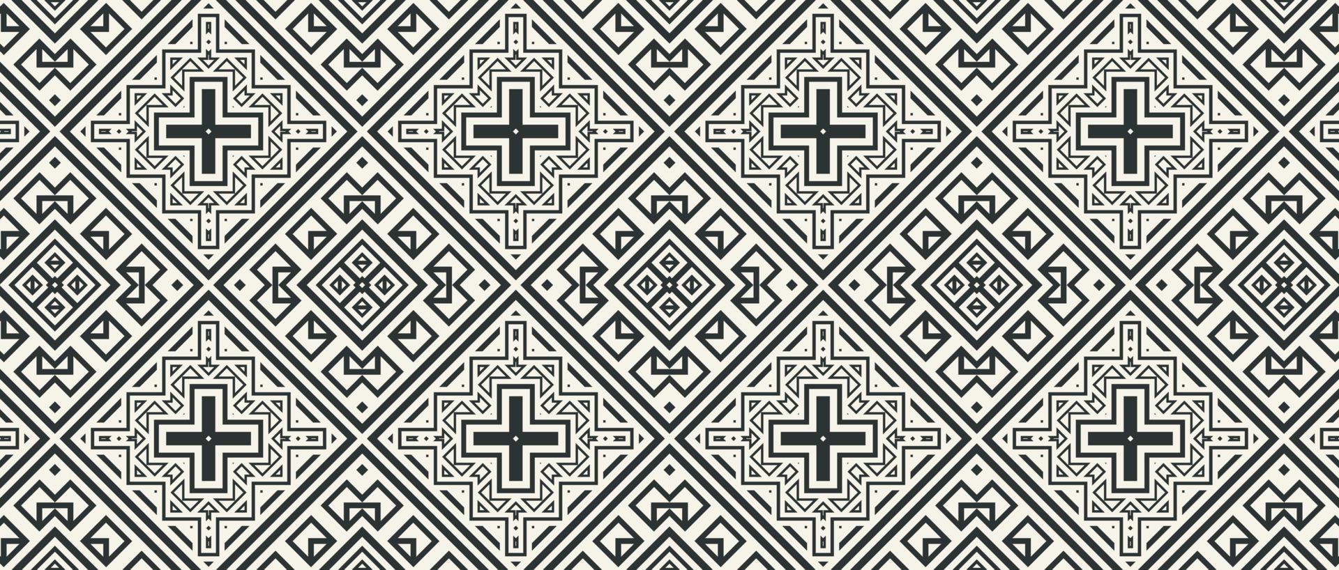 flaches ornament linienmuster design vektor