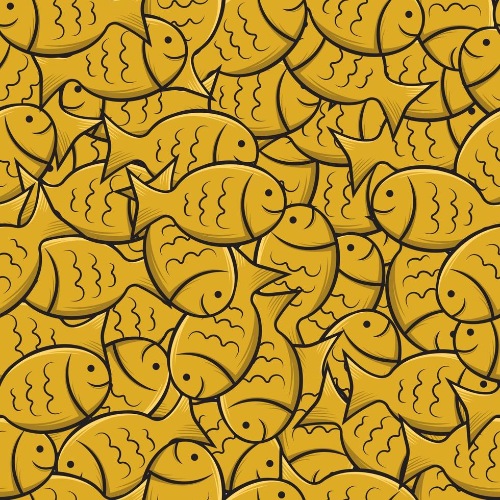 fisk textur bakgrund sömlösa mönster vektor illustration grafik