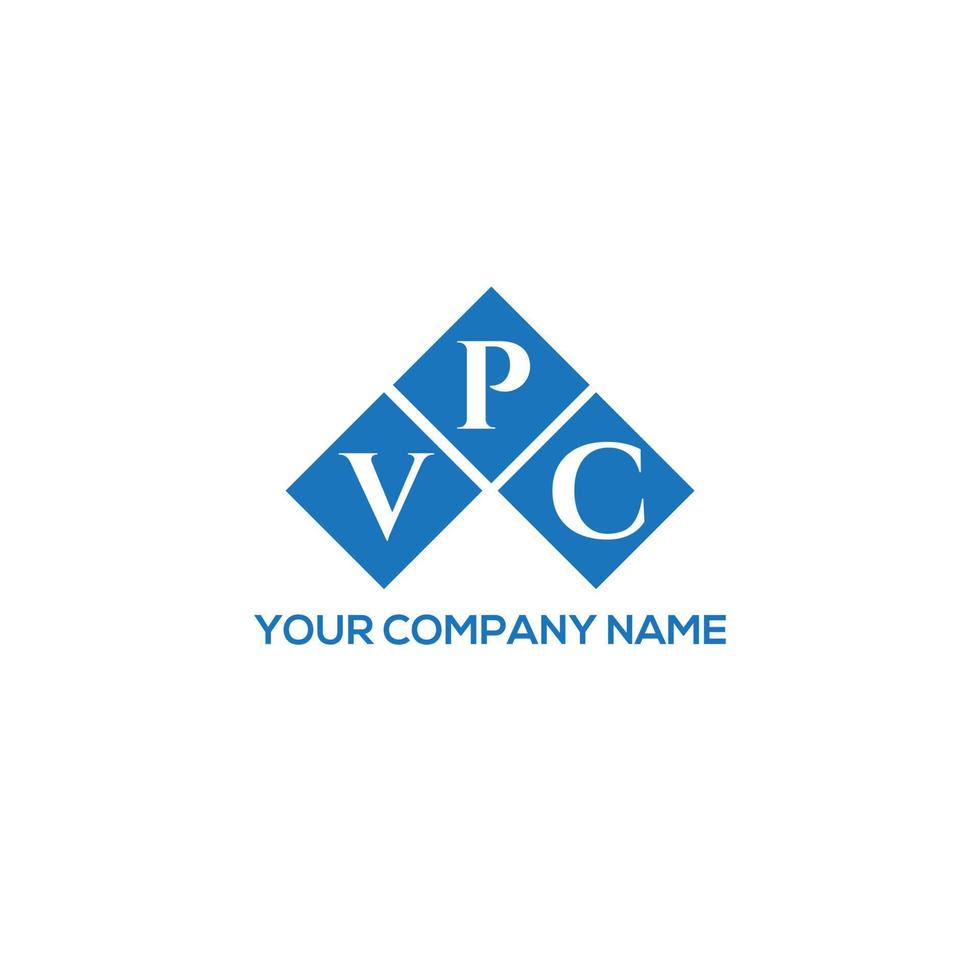 vpc brev logotyp design på vit bakgrund. vpc kreativa initialer brev logotyp koncept. vpc bokstavsdesign. vektor