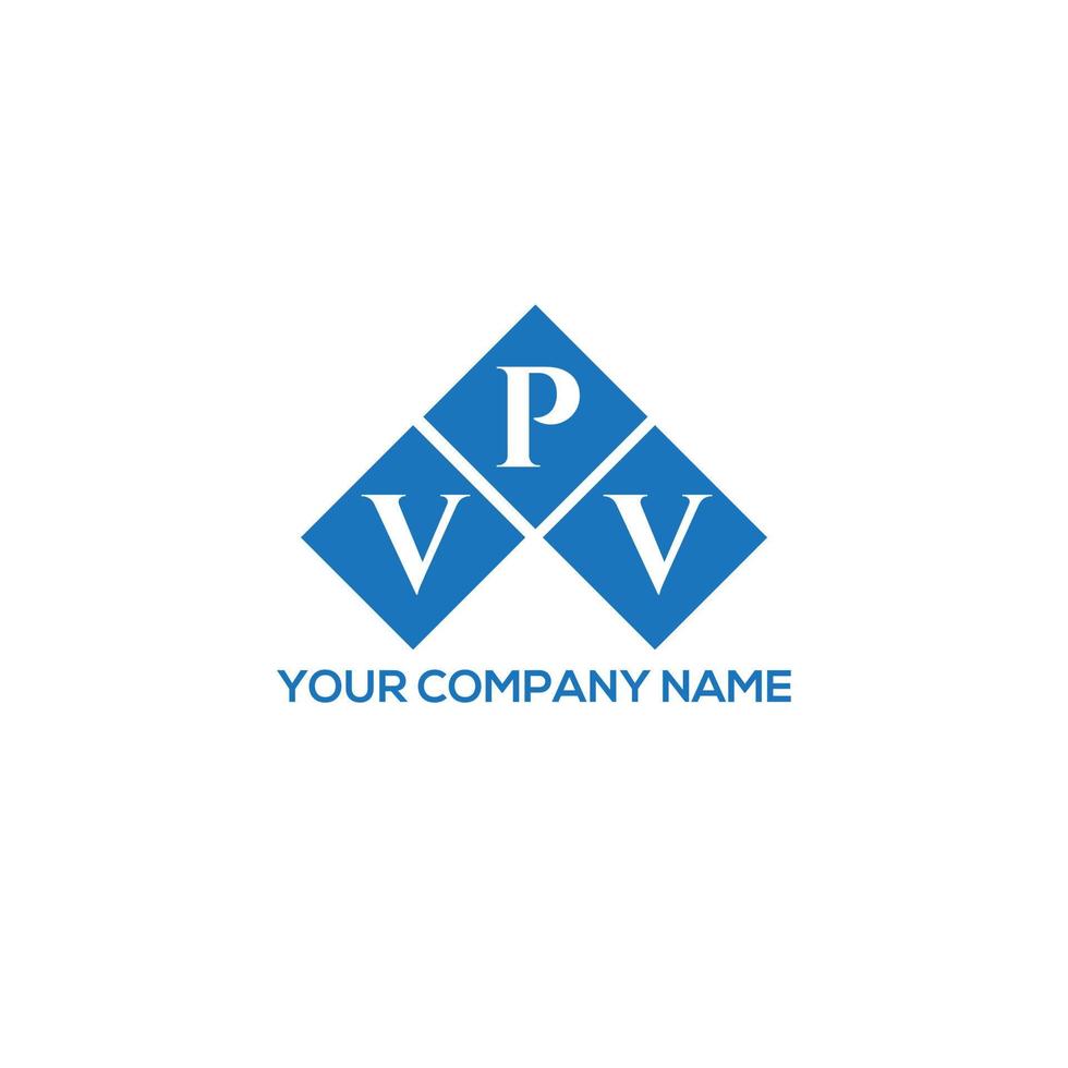 vpv brev logotyp design på vit bakgrund. vpv kreativa initialer brev logotyp koncept. vpv-bokstavsdesign. vektor