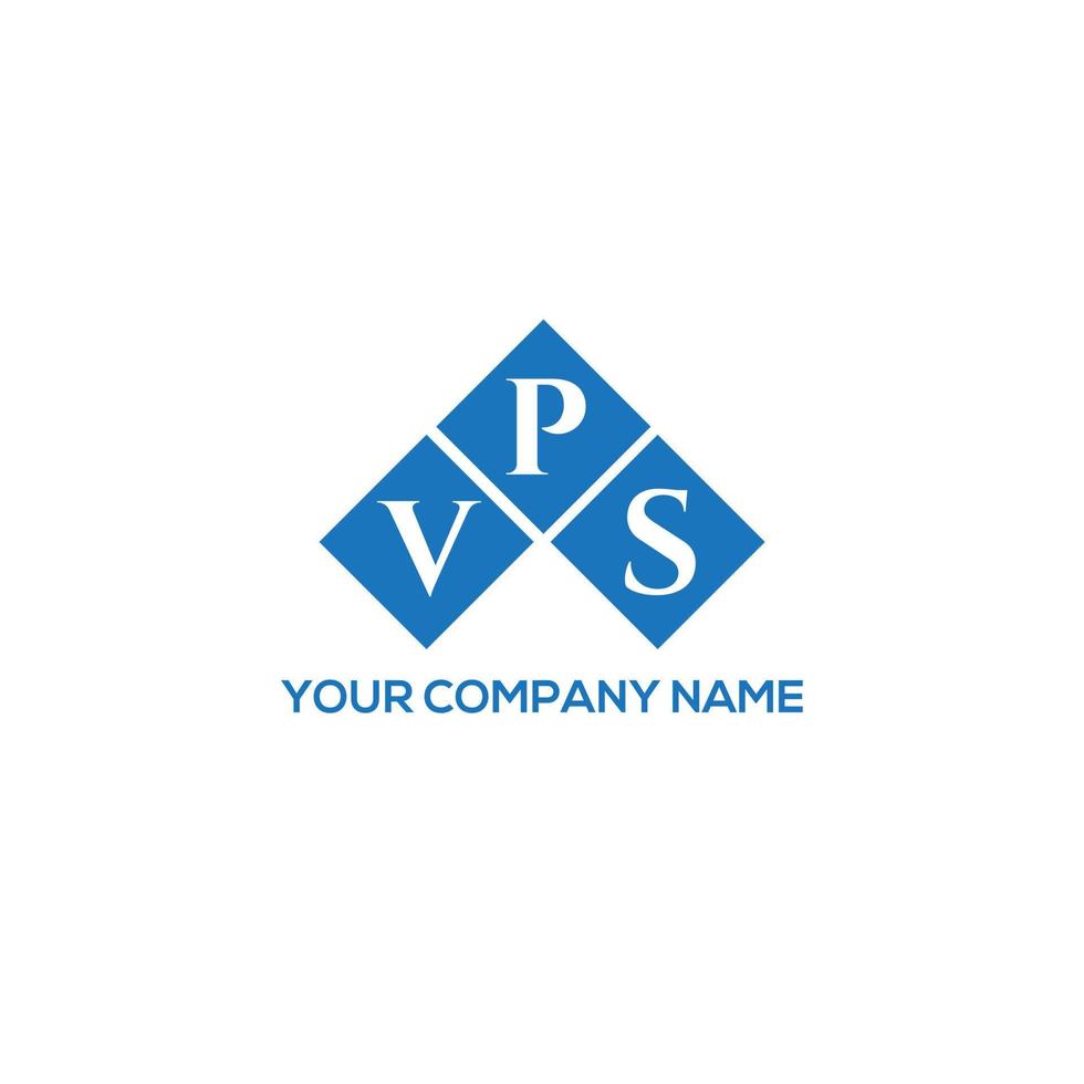 vps-Brief-Logo-Design auf weißem Hintergrund. vps kreatives Initialen-Buchstaben-Logo-Konzept. vps Briefgestaltung. vektor