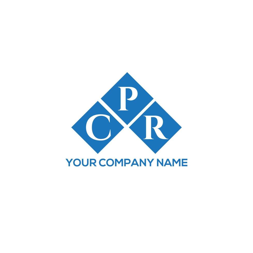 cpr brev logotyp design på vit bakgrund. cpr kreativa initialer brev logotyp koncept. cpr brev design. vektor