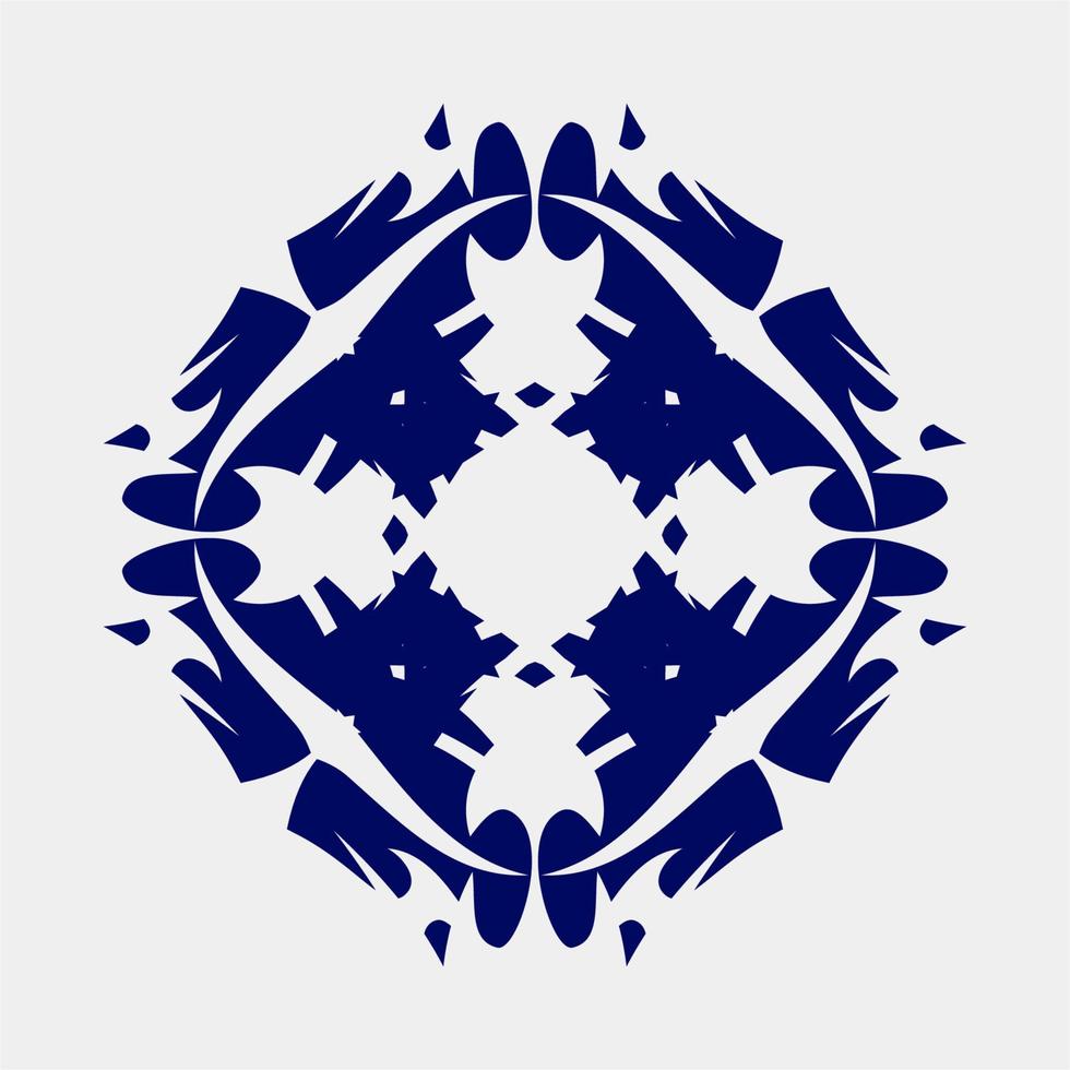 schöner Mandala-Vektor, Kombination, Farbe, Henna, Kontur, kreativ, einzigartig, floral, Muster, abstraktes Monochrom, floral vektor