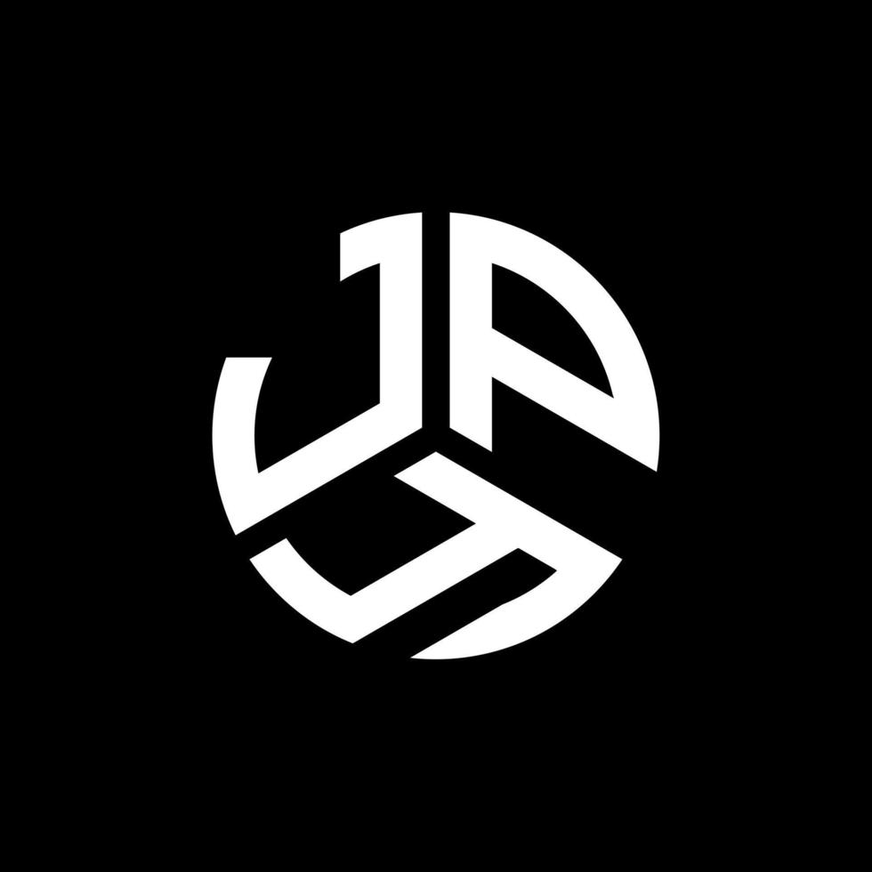 JPY-Brief-Logo-Design auf schwarzem Hintergrund. jpy kreative Initialen schreiben Logo-Konzept. JPY-Buchstaben-Design. vektor