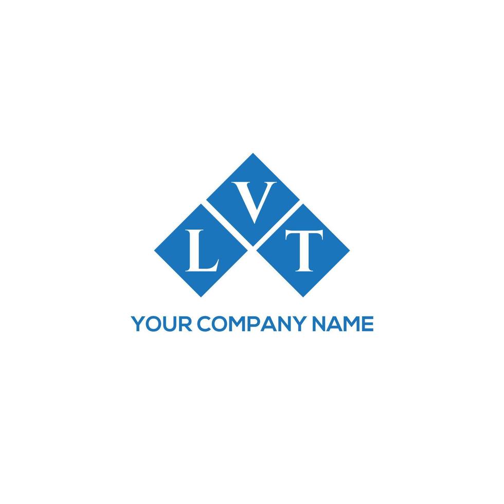 lvt brev logotyp design på vit bakgrund. lvt kreativa initialer brev logotyp koncept. lvt brev design. vektor