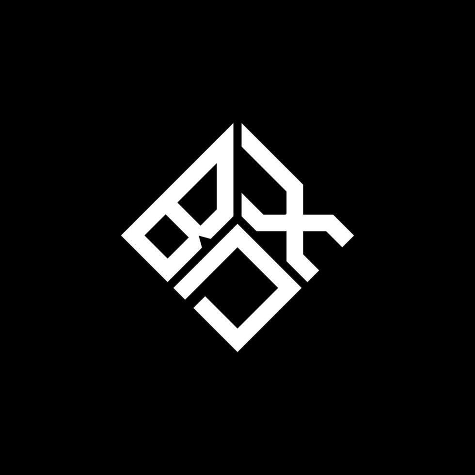 bdx brev logotyp design på svart bakgrund. bdx kreativa initialer brev logotyp koncept. bdx bokstavsdesign. vektor