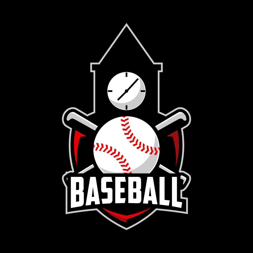 Baseball-Sport-Logo-Design vektor