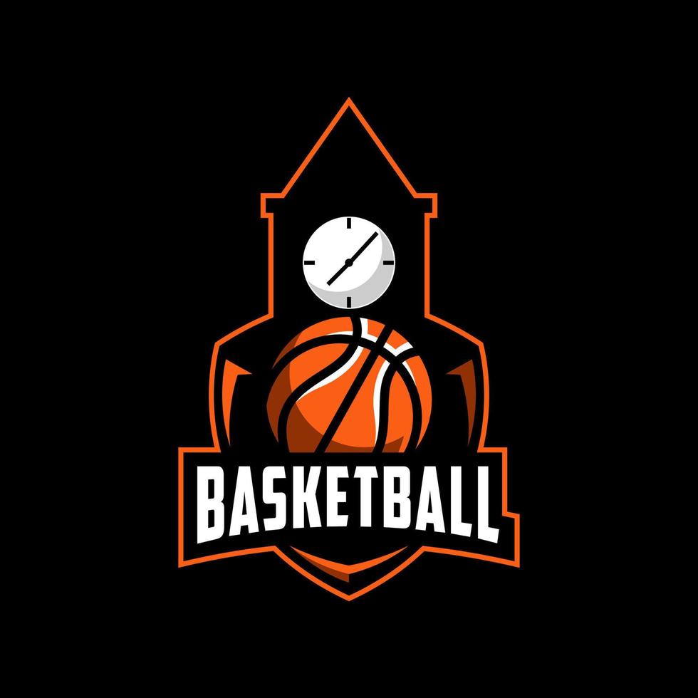 Basketball-Sport-Logo-Design vektor