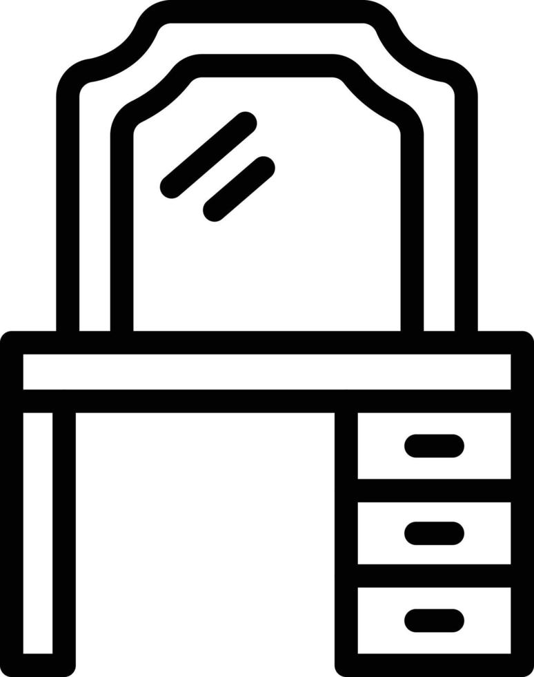 sminkbord vektor ikon design illustration