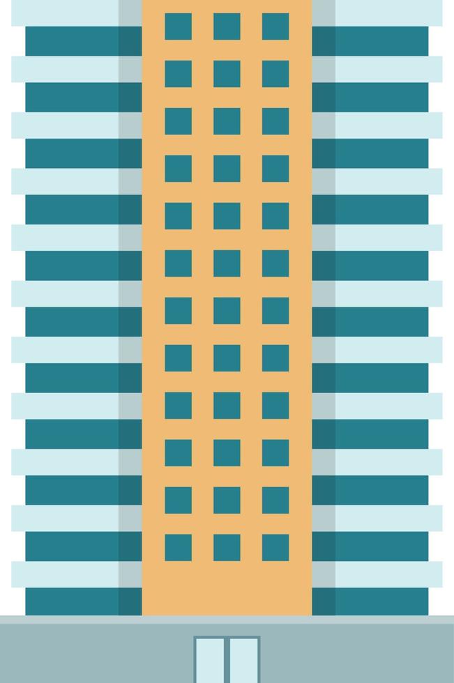 skyskrapa stadsbyggnad vektor