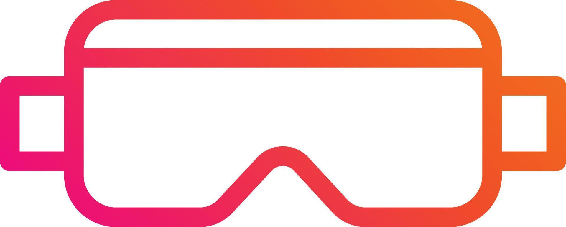 Goggle-Vektor-Icon-Design-Illustration vektor