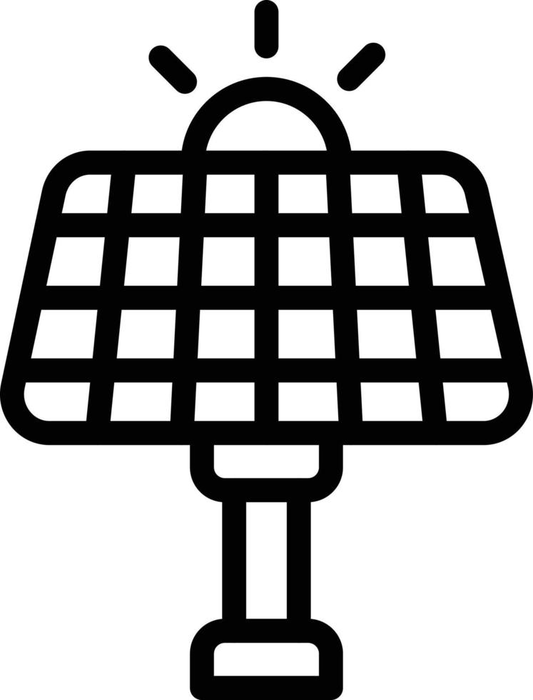 Solarpanel-Vektor-Icon-Design-Illustration vektor