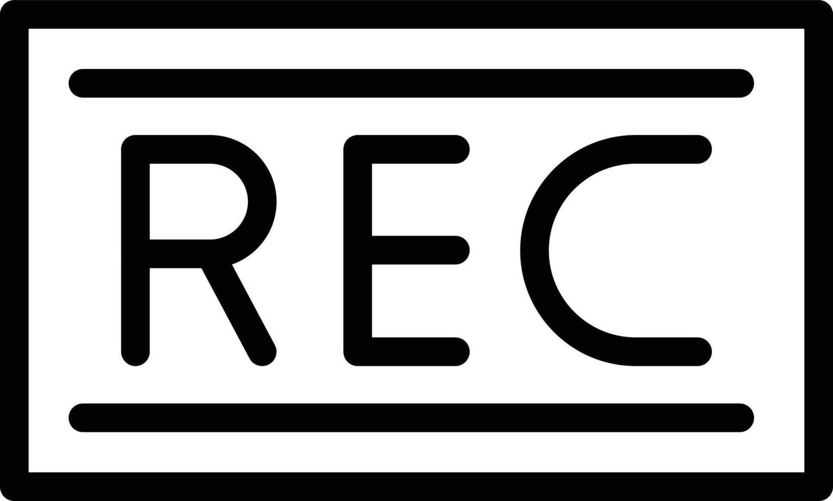 Rekord-Vektor-Icon-Design-Illustration vektor
