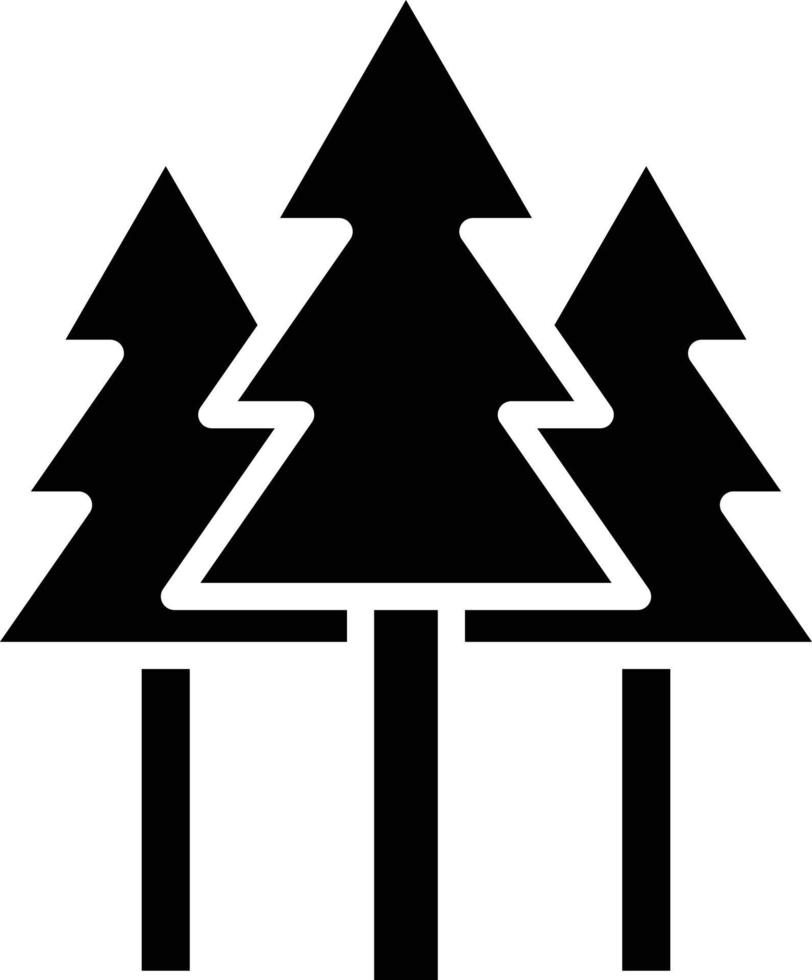 skog vektor ikon design illustration