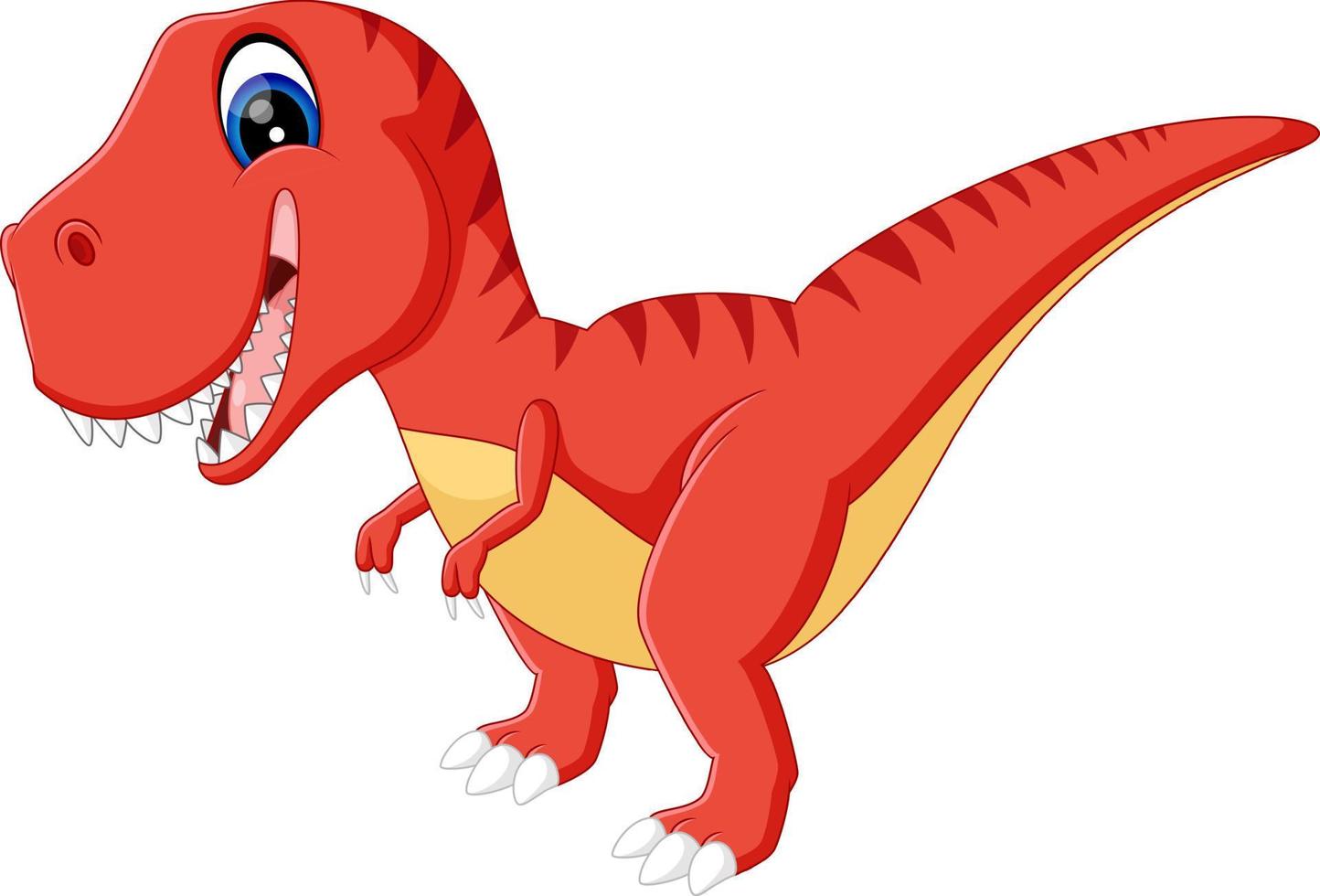 illustration des niedlichen dinosaurier-cartoons vektor