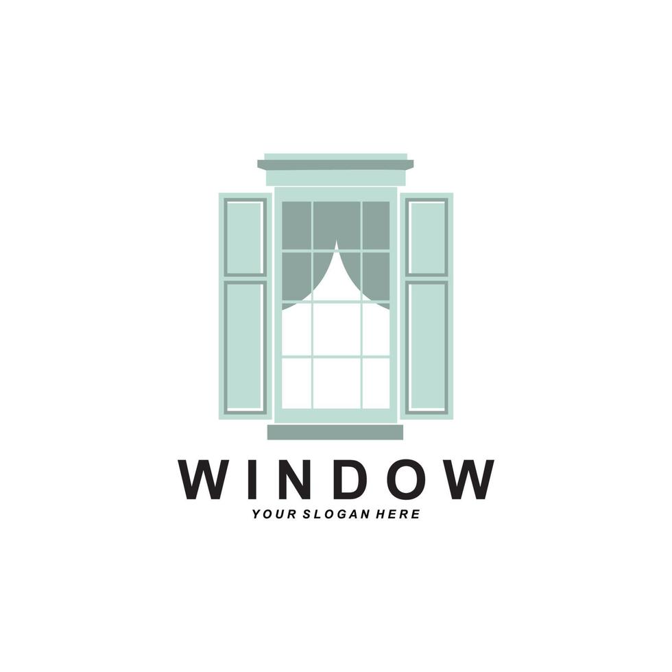 Home-Fenster-Logo, Home-Icon-Design vektor