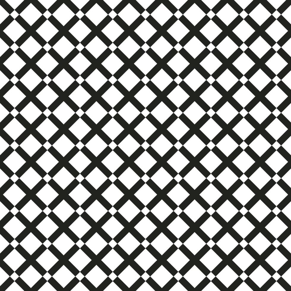 geometrische Retro nahtlose Muster Schwarz-Weiß-Vintage-Hintergrund vektor