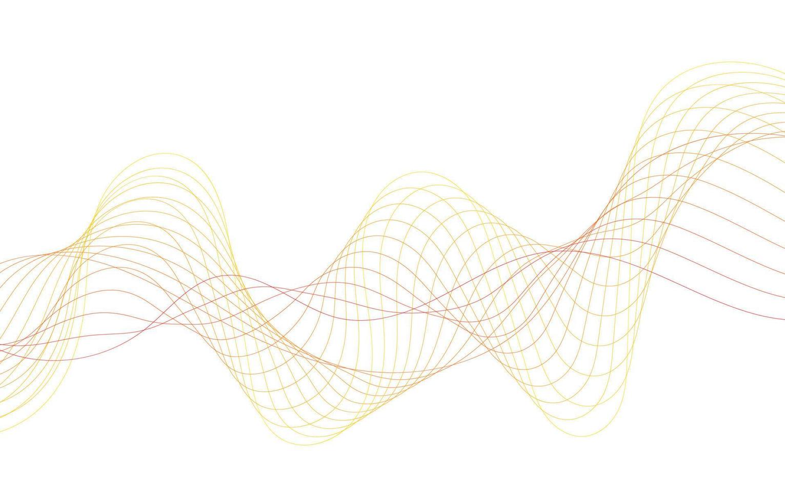 abstrakt ljudvåg linje bakgrund vektor
