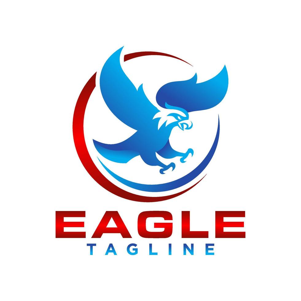 eagle bird logotyp design vektor mall