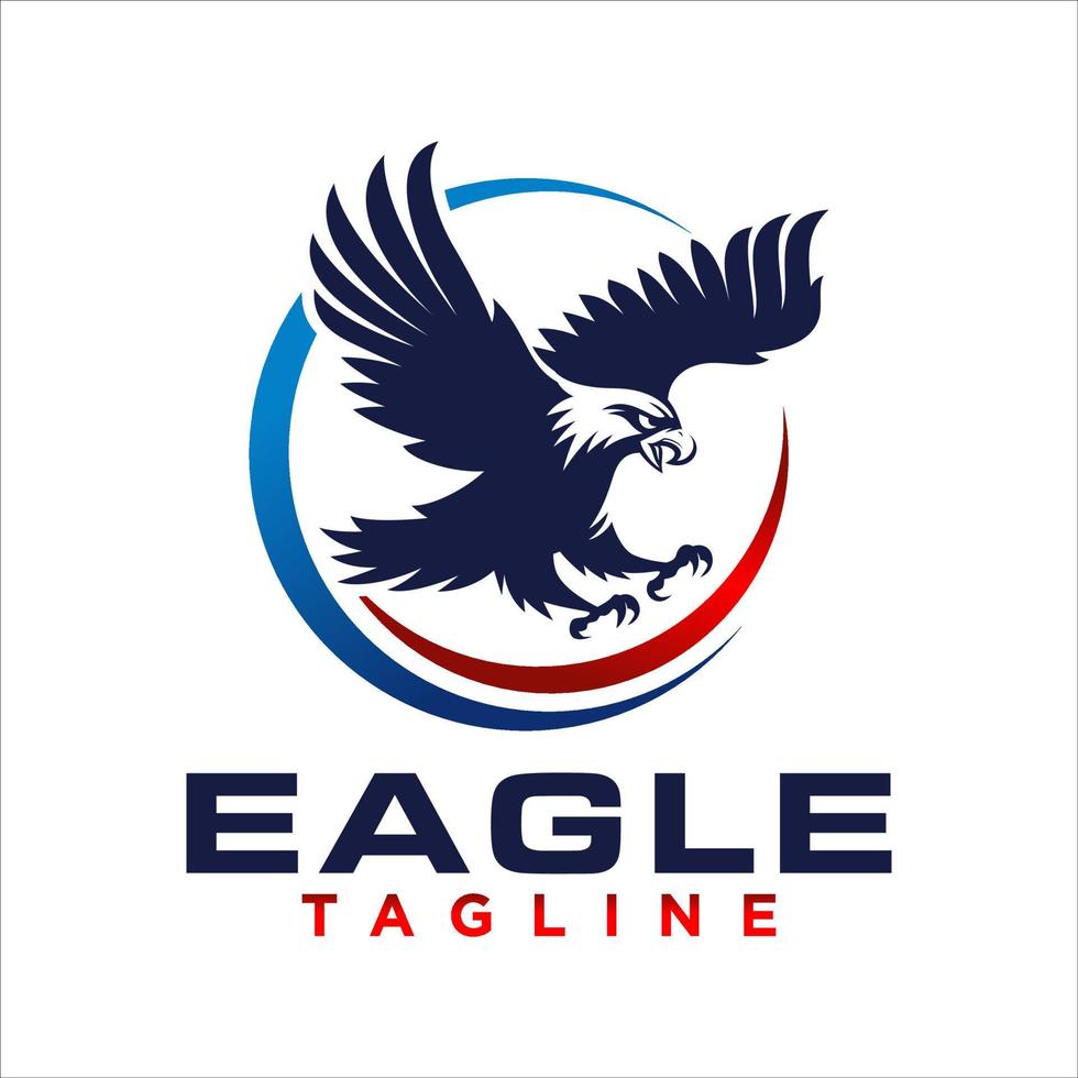 eagle bird logotyp design vektor mall