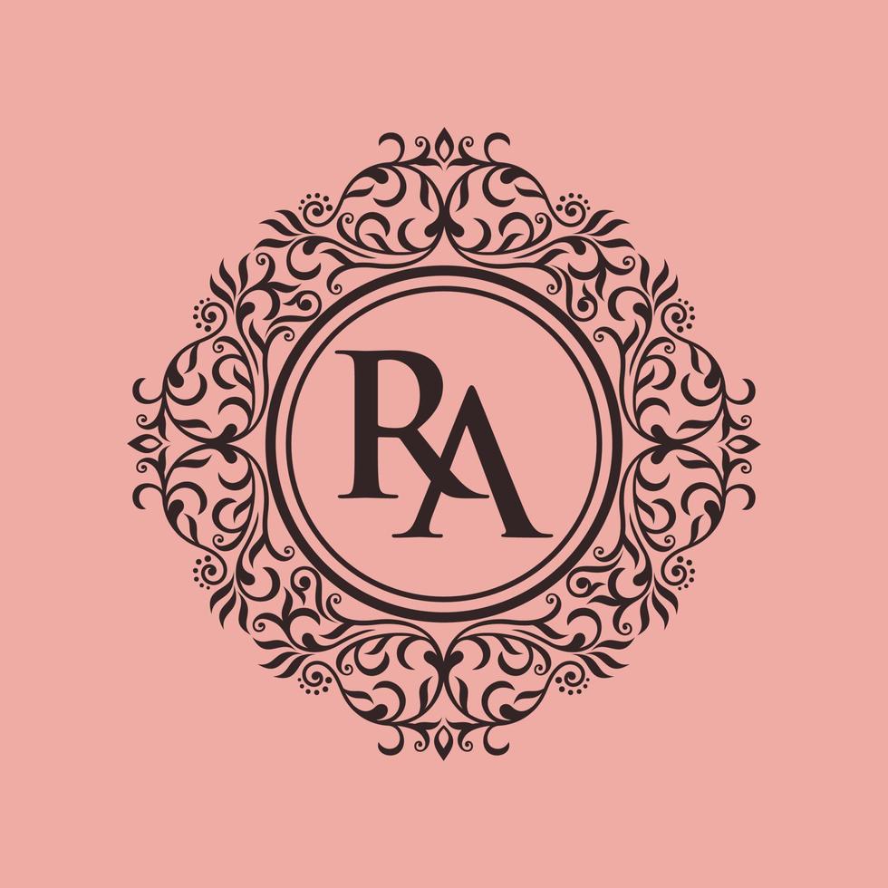Royal Luxury heraldisches Wappen Logo Design Konzept Vektorvorlage vektor