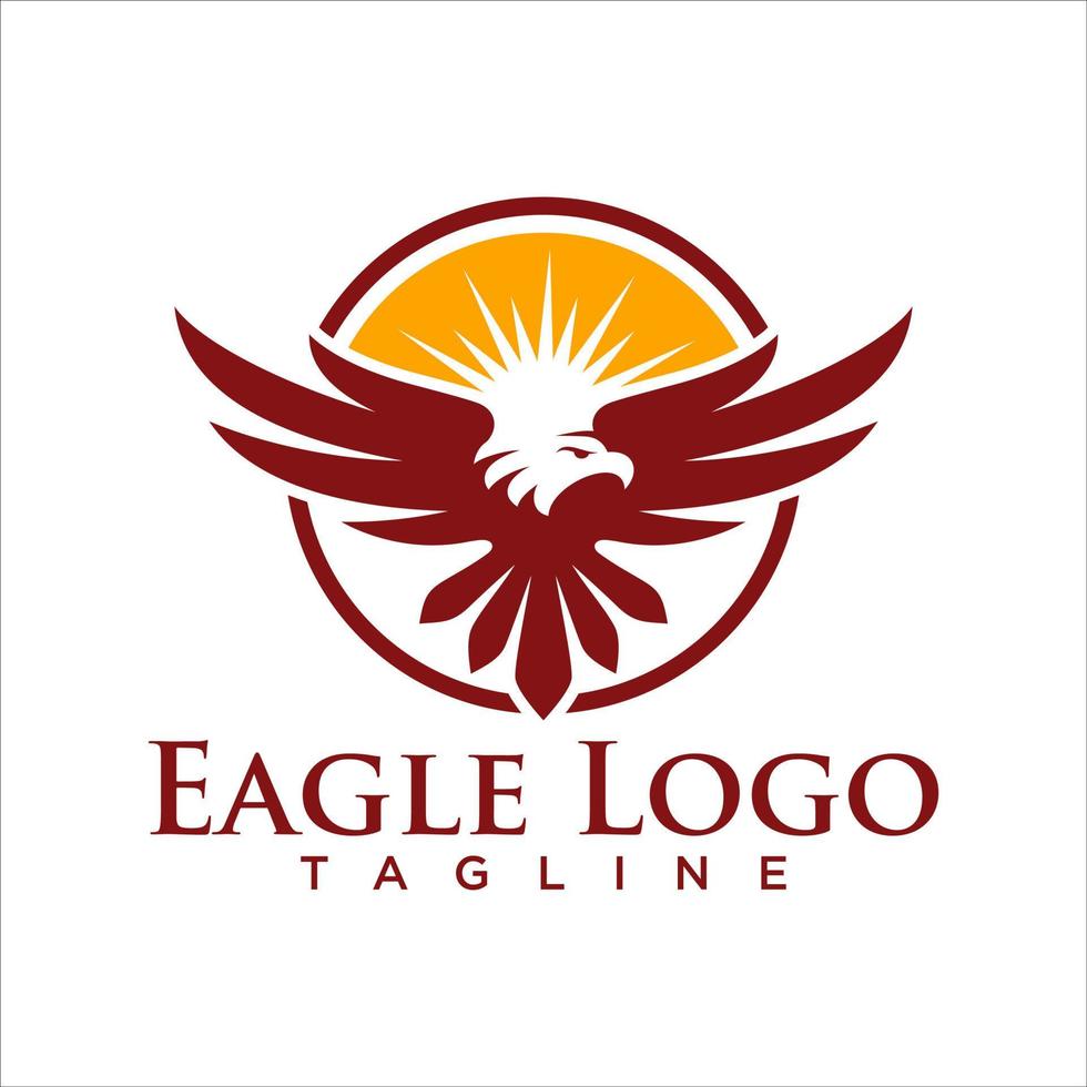 eagle bird logotyp design vektor mall