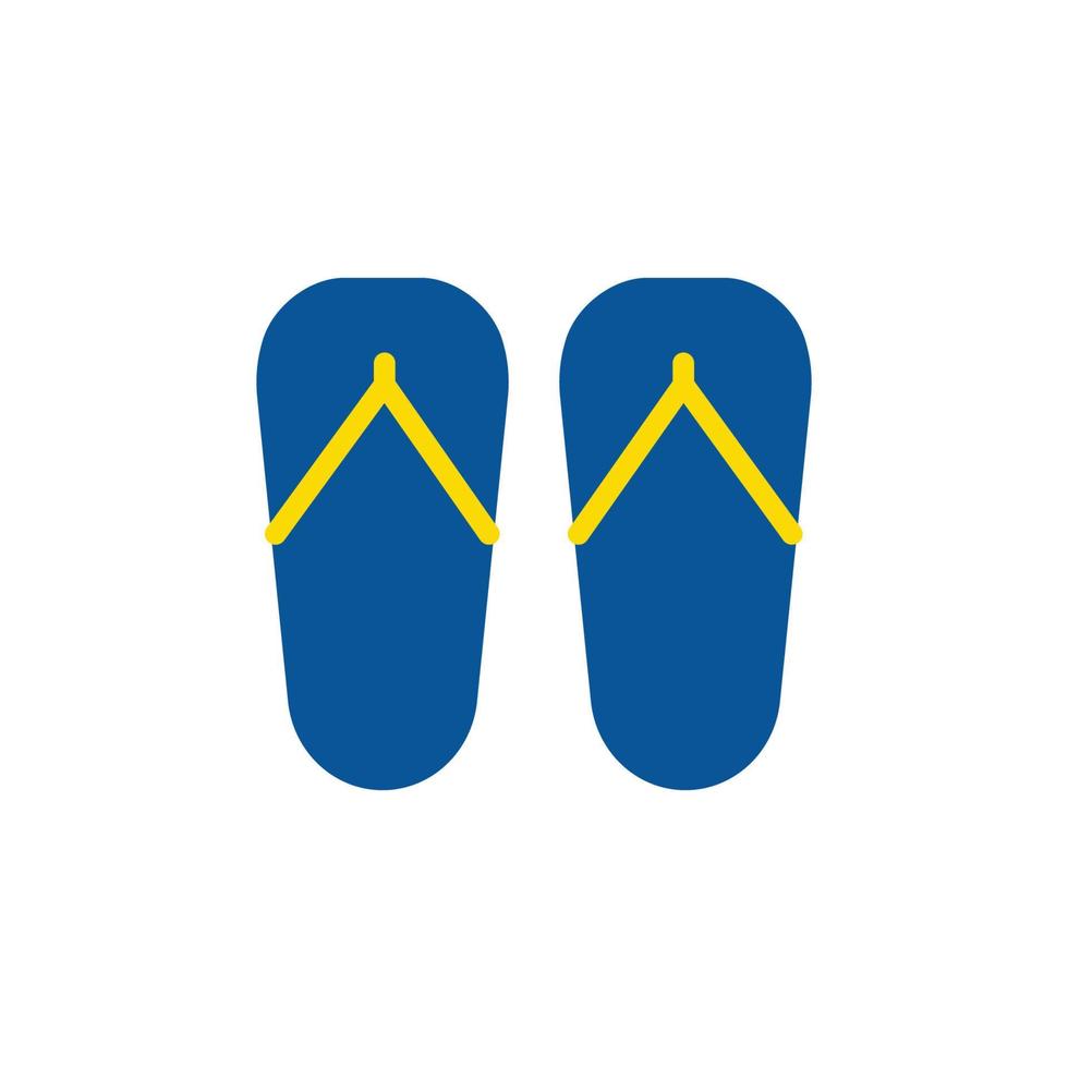 sandaler ikon med vit bakgrund vektor