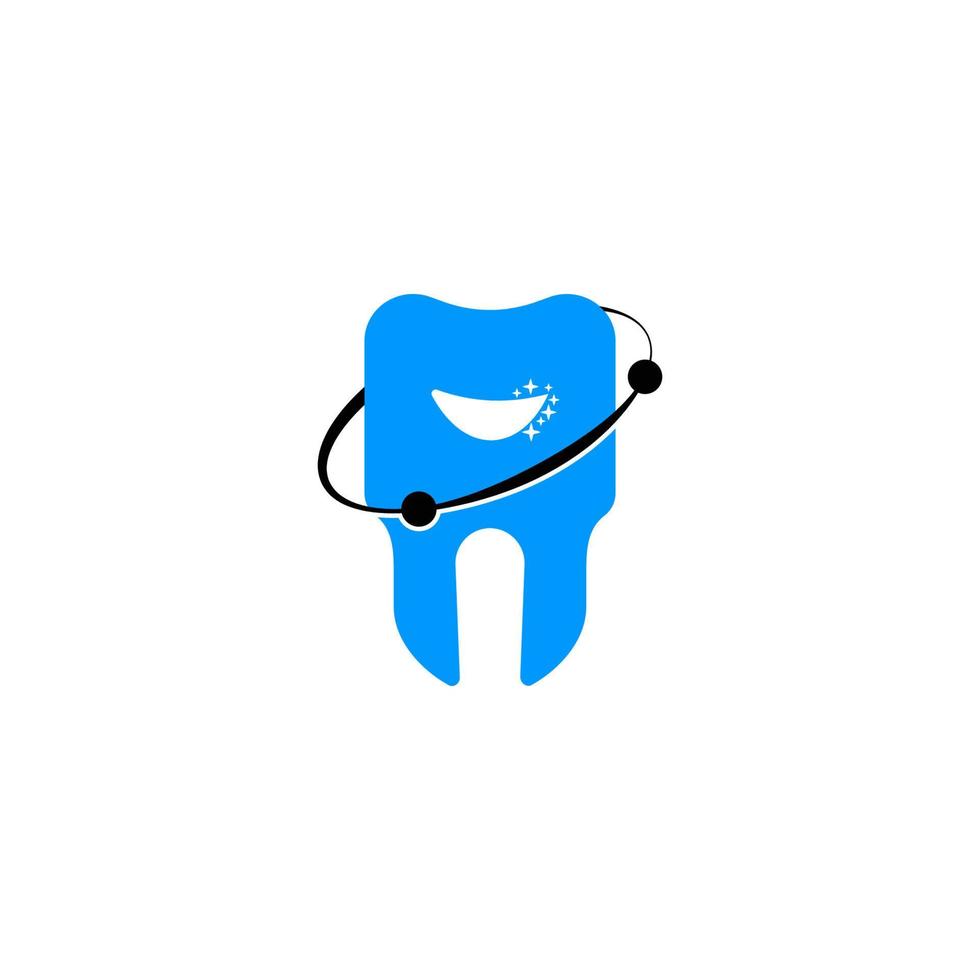 Symbol für kreative Zahnbehandlung und Zahnpflege vektor