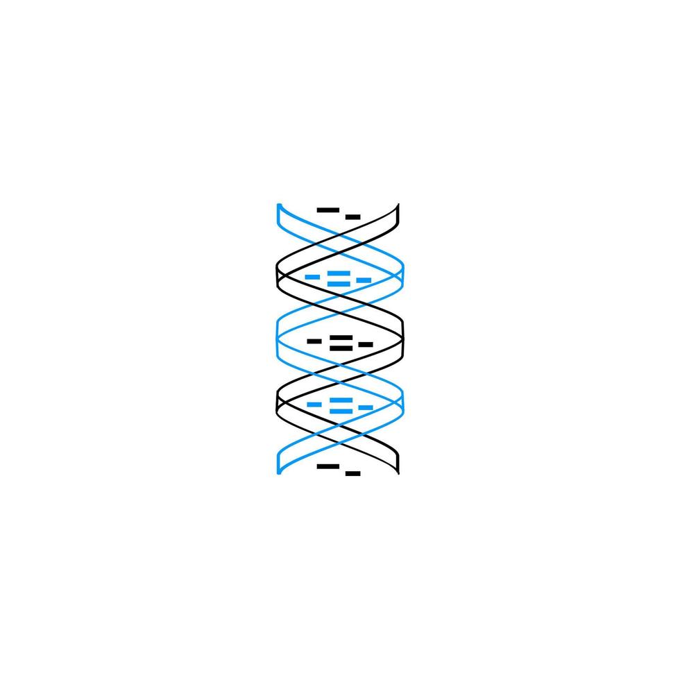 kreatives dna-symbol, gesundheitssymbol, gesundheitssymbol vektor