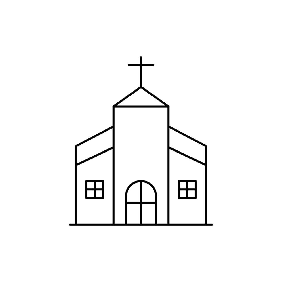 ikone der christlichen kirche anbeten vektor