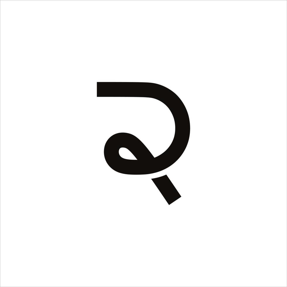 dr oder rd Brief Symbol Logo Vorlage. vektor