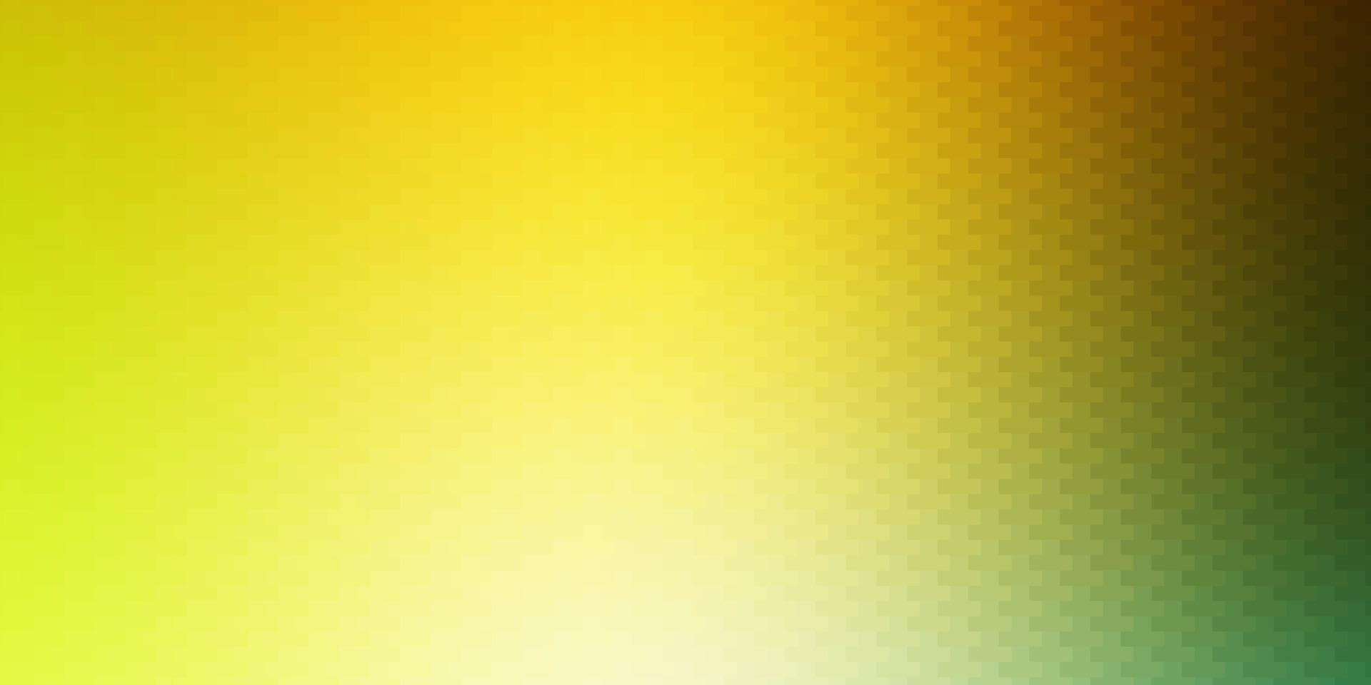 ljusgrön, gul vektorlayout med linjer, rektanglar. vektor