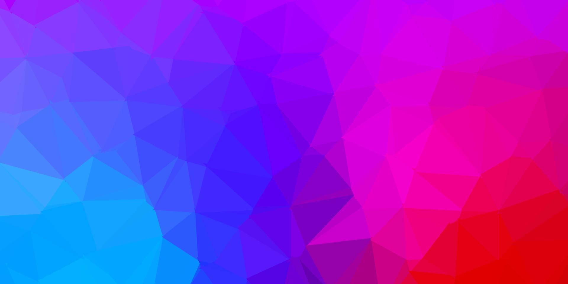 hellblaue, rote Vektor abstrakte Dreieck Textur.