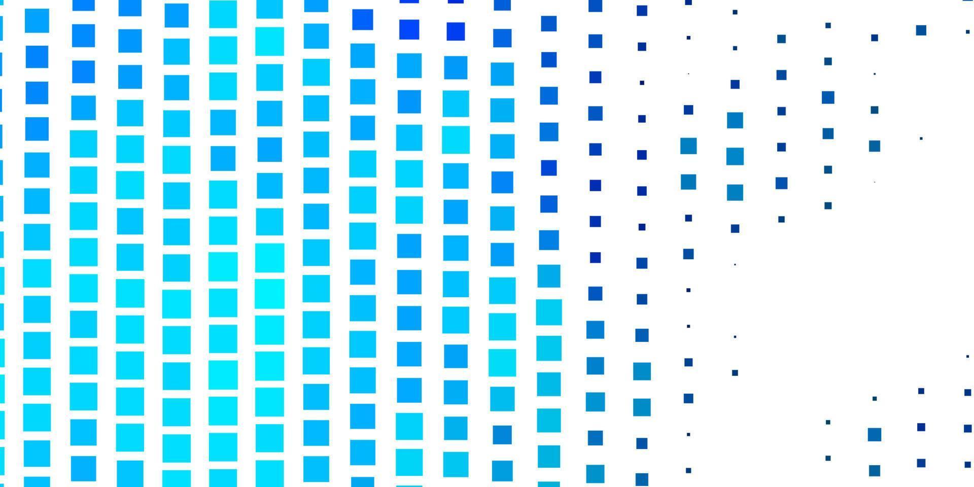 hellblaues Vektormuster im quadratischen Stil. vektor