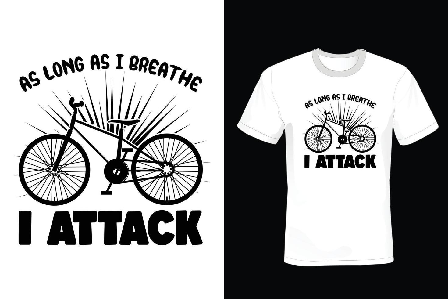 cykel t-shirt design, vintage, typografi vektor