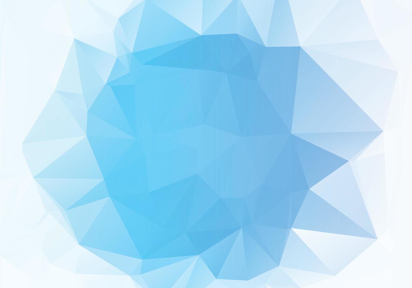 eleganter blauer bunter Low-Poly-Dreiecksformhintergrund vektor