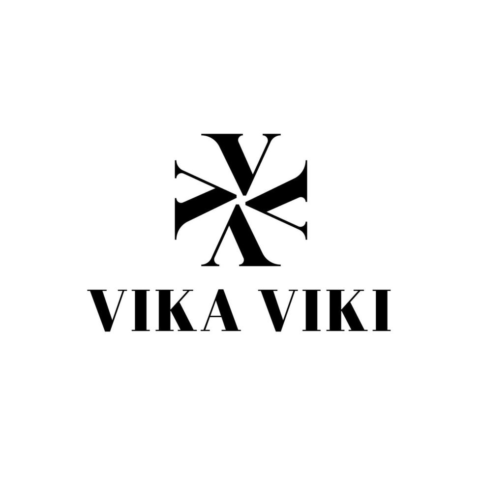 lyxiga bokstaven a eller v smycken logotyp ikon för skönhet och mode företag vektor