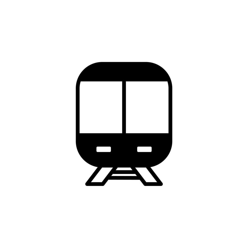 buss, autobus, offentlig, transport heldragen linje ikon vektor illustration logotyp mall. lämplig för många ändamål.