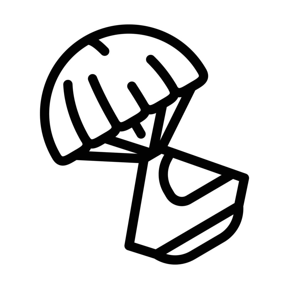 Raumkapsel Symbol Leitung Vektor Illustration