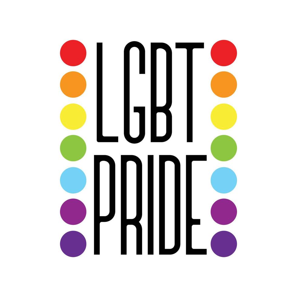 gay pride bakgrund. hbt-dagen. vektor illustration med färgglada realistisk stil. klistermärken, flygblad, logotypdesigner.